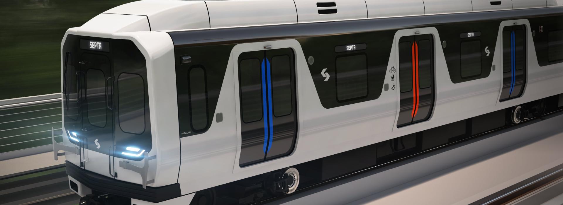Rendering of SEPTA rail car