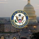 U.S. House of Representatives seal with Capitol in background