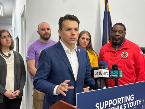 Rep. Boyle Speaking at Americorps Presser